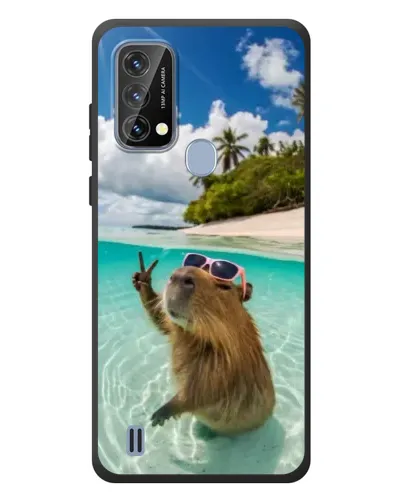 Чохол для Blackview A50 з картинкою «Капібара на морі» Чохол для Blackview A50 з картинкою «Капібара на морі»