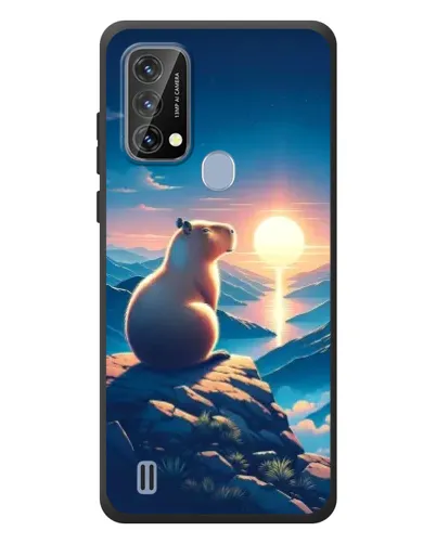 Чохол для Blackview A50 з картинкою «Захід сонця з капібарою» Чохол для Blackview A50 з картинкою «Захід сонця з капібарою»