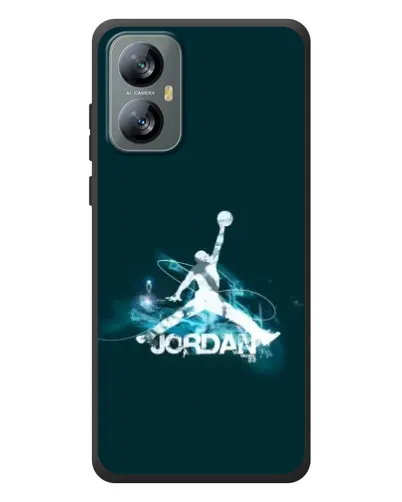 Чохол для Blackview A52 Pro з картинкою «Jordan Blue Fire»