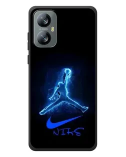 Чохол для Blackview A52 Pro з картинкою «Jordan Neon Blue»