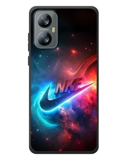 Чехол для Blackview A52 Pro с картинкой «Огненный логотип Nike»