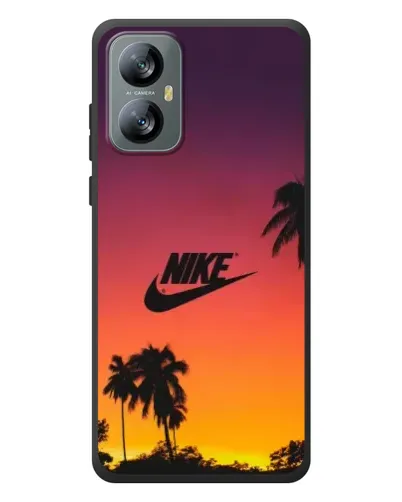 Чехол для Blackview A52 Pro с картинкой «Nike на закате солнца»