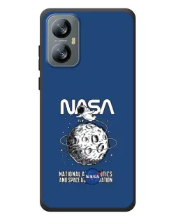 Чехол для Blackview A52 Pro с картинкой «NASA — лунная миссия»