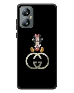 Чехол для Blackview A52 Pro с картинкой «Минни Маус на лого»