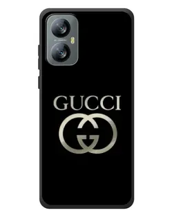 Чехол для Blackview A52 Pro с картинкой «Gucci — золото на черном»