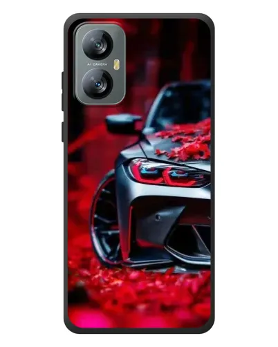 Чехол для Blackview A52 Pro с картинкой «Спортивная BMW и цветы» Чехол для Blackview A52 Pro с картинкой «Спортивная BMW и цветы»