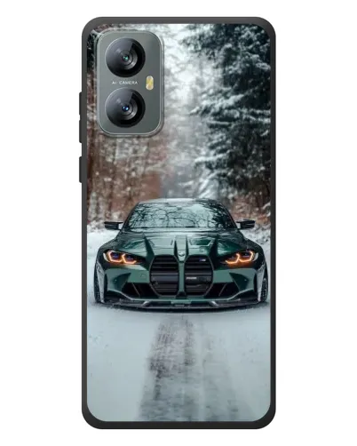 Чехол для Blackview A52 Pro с картинкой «BMW в зимнем лесу» Чехол для Blackview A52 Pro с картинкой «BMW в зимнем лесу»