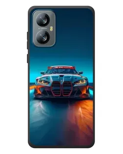 Чохол для Blackview A52 Pro з картинкою «BMW — вогні неону»