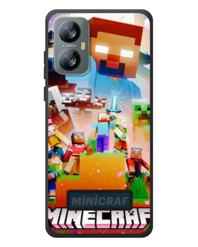 Чехол для Blackview A52 Pro с картинкой «Minecraft герои игры»