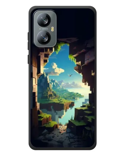 Чехол для Blackview A52 Pro с картинкой «Вид из пещеры»