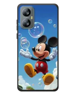 Чехол для Blackview A52 Pro с картинкой «Mickey и мыльные пузыри»