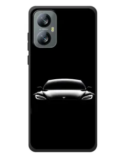 Чехол для Blackview A52 Pro с картинкой «Фары Tesla Night»