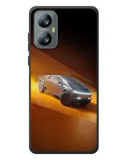Чехол для Blackview A52 Pro с картинкой «Cybertruck в пустыне»