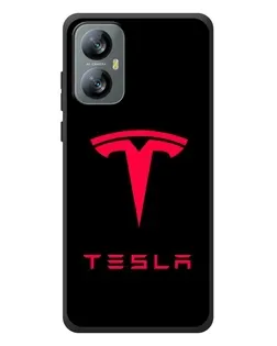 Чехол для Blackview A52 Pro с картинкой «Tesla Red Logo»