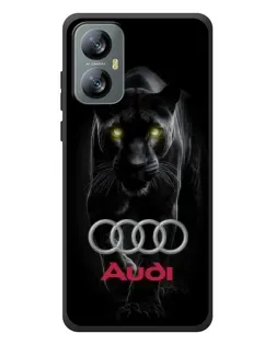 Чехол для Blackview A52 Pro с картинкой «Пантера и Audi»