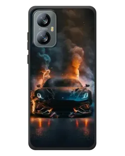 Чехол для Blackview A52 Pro с картинкой «Lamborghini дымная эстетика»