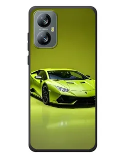 Чехол для Blackview A52 Pro с картинкой «Салатовый Lamborghini Huracan»
