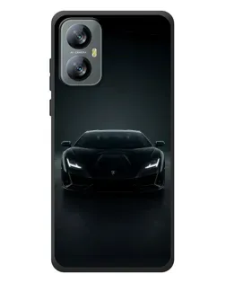 Чехол для Blackview A52 Pro с картинкой «Черный Lamborghini Aventador»