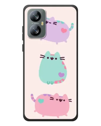 Чехол для Blackview A52 Pro с картинкой «Pusheen трио» Чехол для Blackview A52 Pro с картинкой «Pusheen трио»