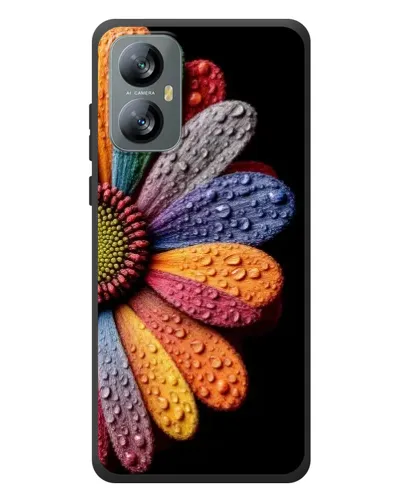 Чехол для Blackview A52 Pro с картинкой «Радужный цветок»