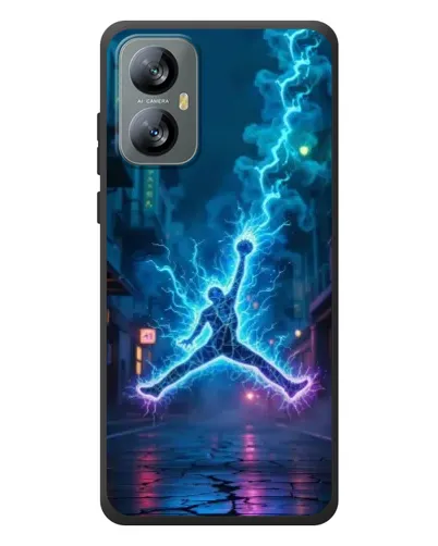 Чохол для Blackview A52 з картинкою «Jordan Gold Jumpman»