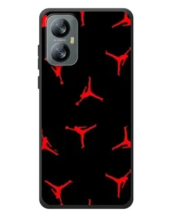 Чохол для Blackview A52 з картинкою «Jordan Red Pattern»