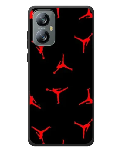 Чохол для Blackview A52 з картинкою «Jordan Red Pattern»