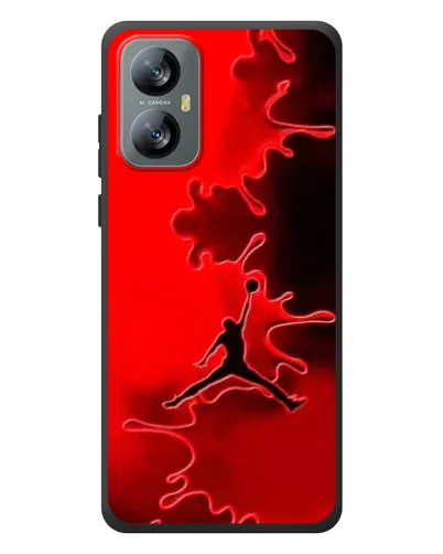 Чохол для Blackview A52 з картинкою «Jordan Red Smoke»