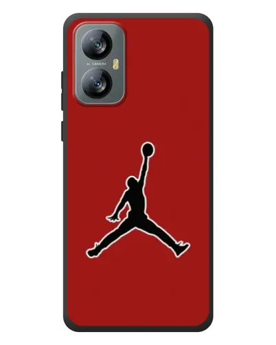Чохол для Blackview A52 з картинкою «Jordan Red Back»