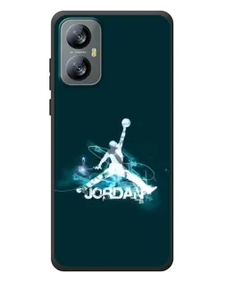 Чохол для Blackview A52 з картинкою «Jordan Blue Fire»