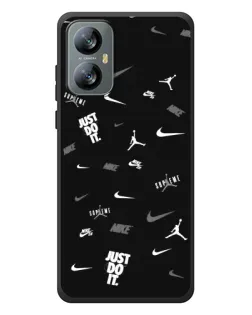 Чохол для Blackview A52 з картинкою «Nike Black Pattern»