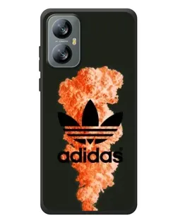 Чохол для Blackview A52 з картинкою «Помаранчевий дим Adidas»