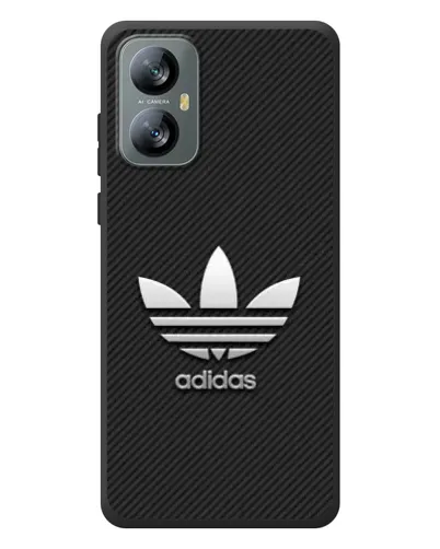 Чохол для Blackview A52 з картинкою «Adidas Карбонова текстура»