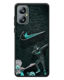 Чехол для Blackview A52 с картинкой «Спортивный арт Nike»