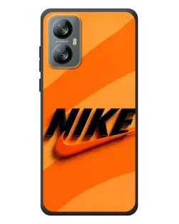Чехол для Blackview A52 с картинкой «Оранжевый драйв Nike»