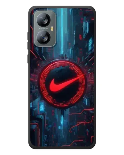 Чехол для Blackview A52 с картинкой «Техногенный стиль Nike» Чехол для Blackview A52 с картинкой «Техногенный стиль Nike»