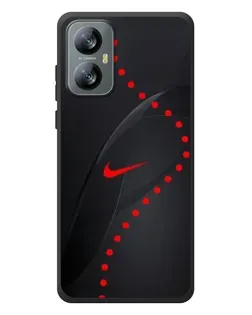 Чехол для Blackview A52 с картинкой «Абстрактный дизайн Nike»