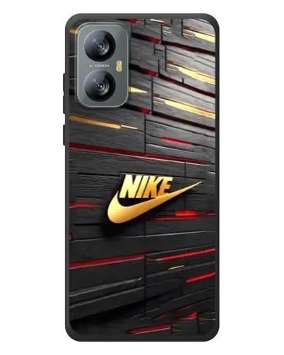 Чехол для Blackview A52 с картинкой «Золотой Nike на металле» Чехол для Blackview A52 с картинкой «Золотой Nike на металле»