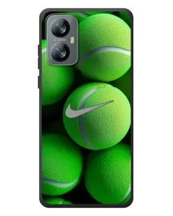 Чехол для Blackview A52 с картинкой «Теннисные мячи Найк»