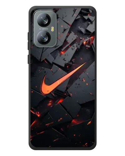 Чехол для Blackview A52 с картинкой «Nike — эффект разломов» Чехол для Blackview A52 с картинкой «Nike — эффект разломов»