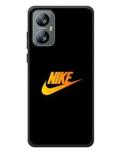 Чехол для Blackview A52 с картинкой «Золотой логотип Nike»