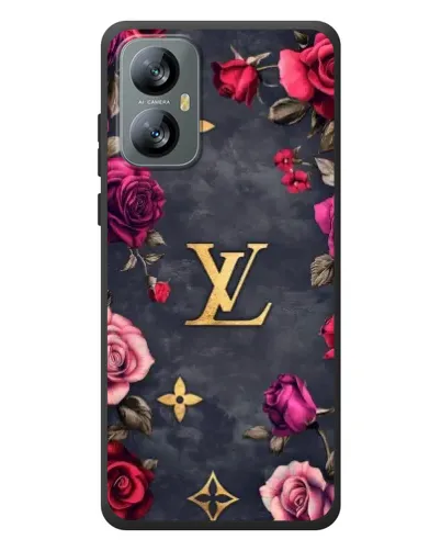 Чохол для Blackview A52 з картинкою «Квітковий Louis Vuitton»