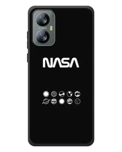 Чехол для Blackview A52 с картинкой «NASA — технический принт» Чехол для Blackview A52 с картинкой «NASA — технический принт»