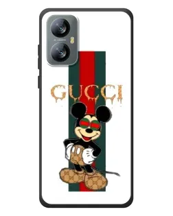 Чохол для Blackview A52 з картинкою «Міккі Маус Gucci — смуги»