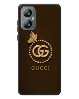 Чохол для Blackview A52 з картинкою «Gucci — золотий метелик»