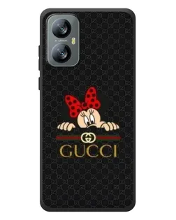 Чохол для Blackview A52 з картинкою «Мінні Маус Gucci — чорний»