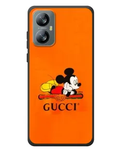 Чохол для Blackview A52 з картинкою «Міккі Маус Gucci — помаранч»