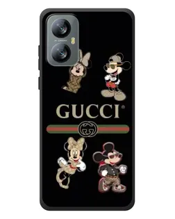 Чохол для Blackview A52 з картинкою «Gucci — герої Disney та монограма»
