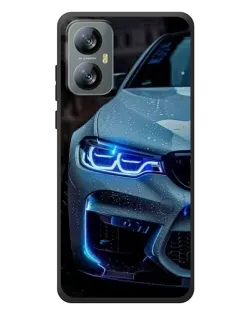 Чохол для Blackview A52 з картинкою «Погляд BMW з синіми фарами»