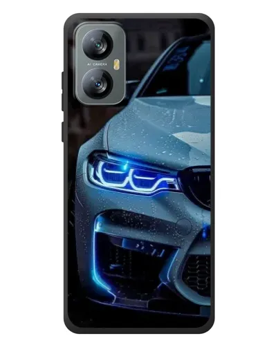 Чохол для Blackview A52 з картинкою «Погляд BMW з синіми фарами»